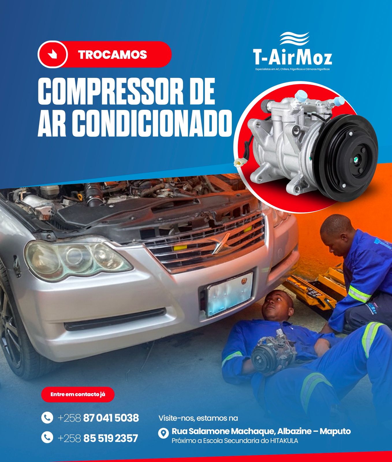 Compressor do Ar Condicionado do Carro Avariado? Conheça os 5 Principais Sinais